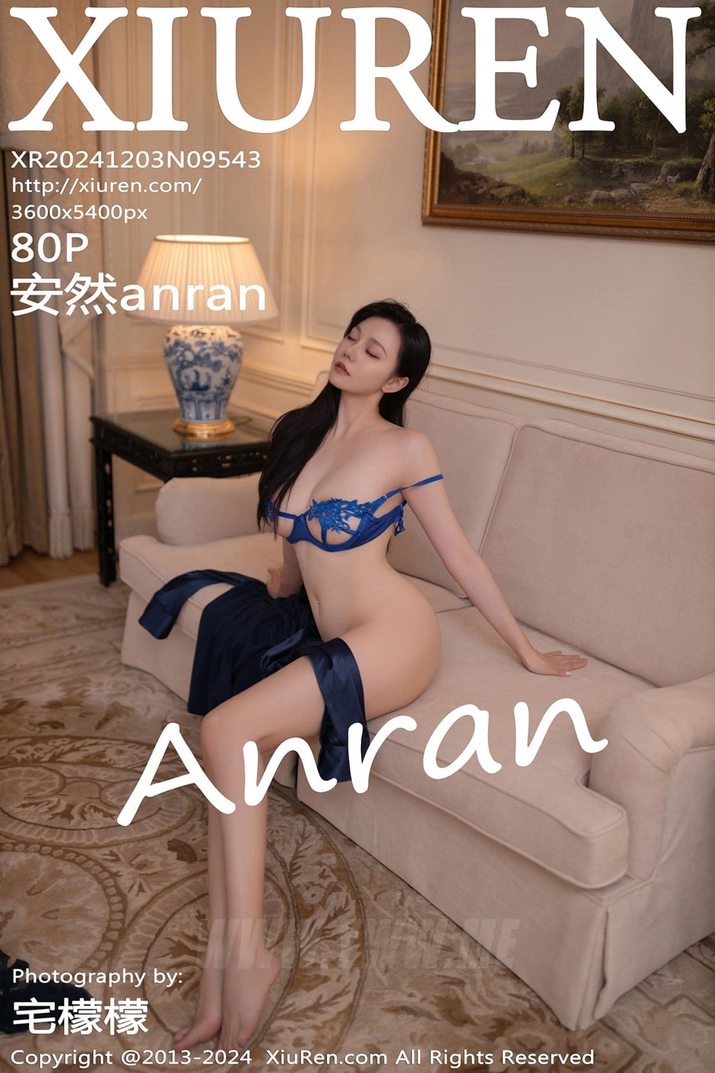 XiuRen秀人网 No.9543 安然anran 黑丝美腿