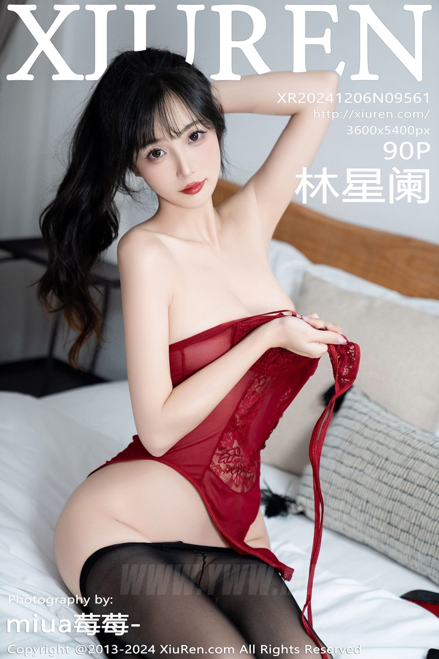 XiuRen秀人网 No.9561 林星阑 黑丝美腿