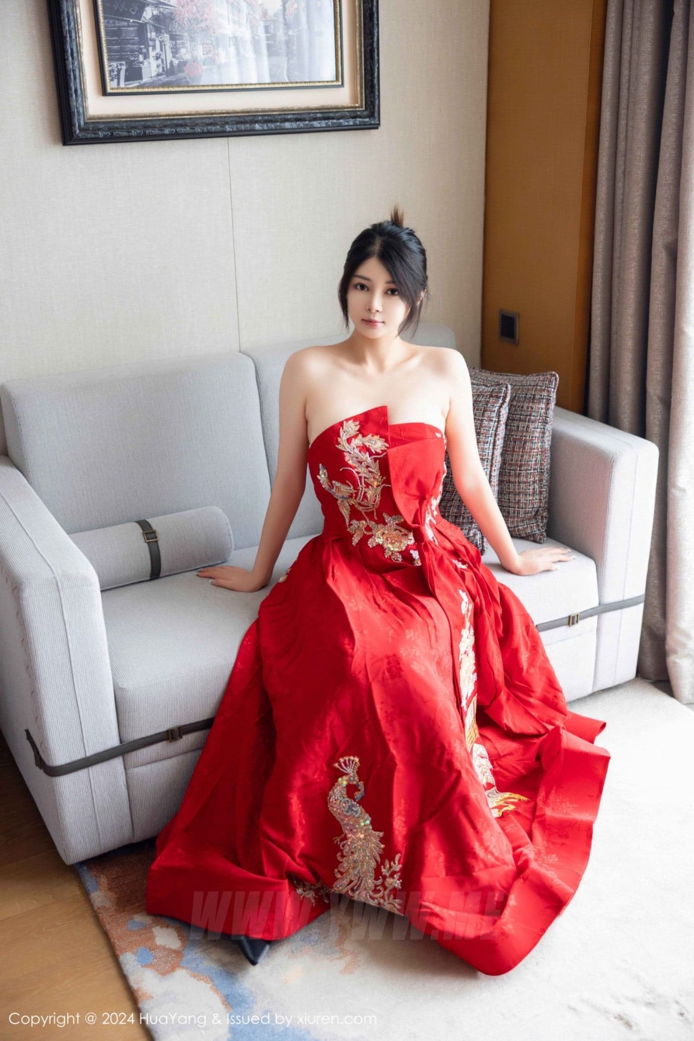 HuaYang花漾 VOL.623 凯竹Quinn 丝袜美臀