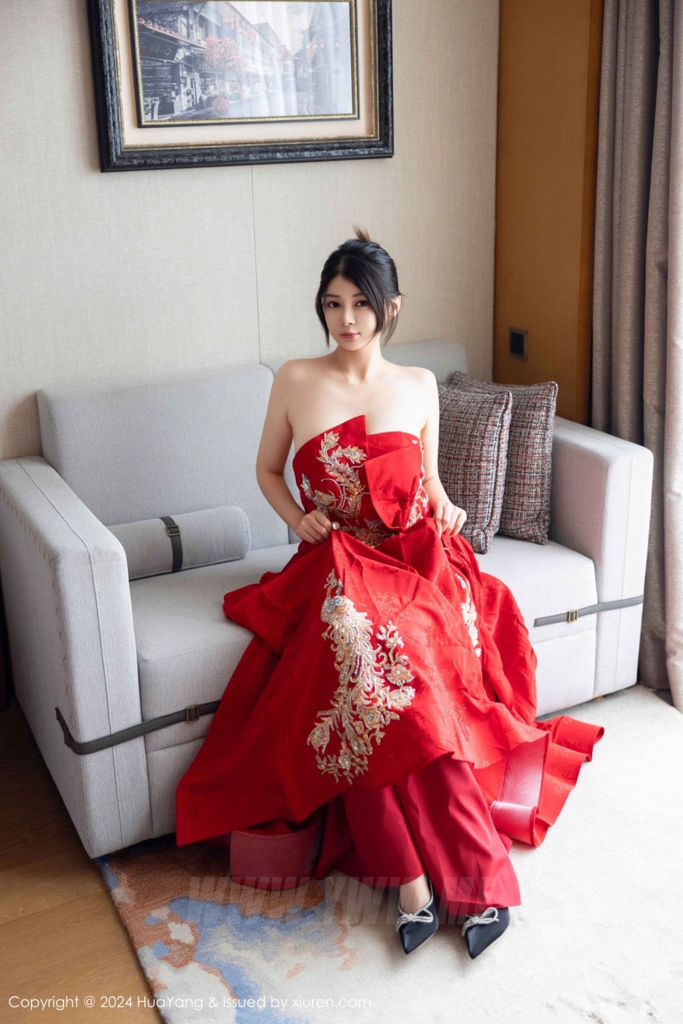 HuaYang花漾 VOL.623 凯竹Quinn 丝袜美臀