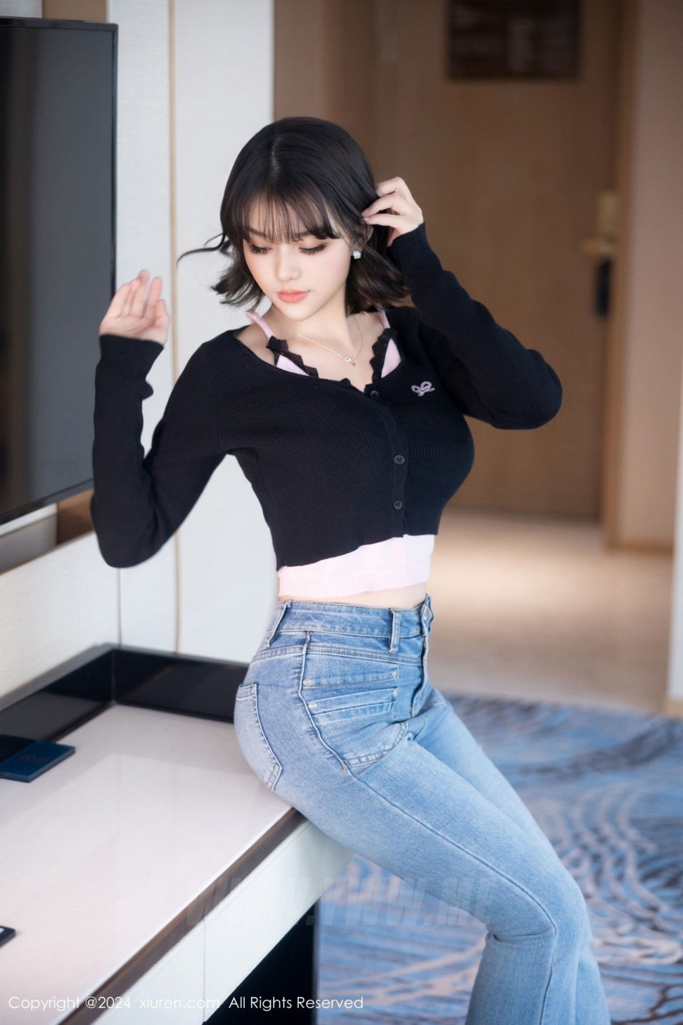 XiuRen秀人网 No.9620 黎苏苏 黑丝美腿