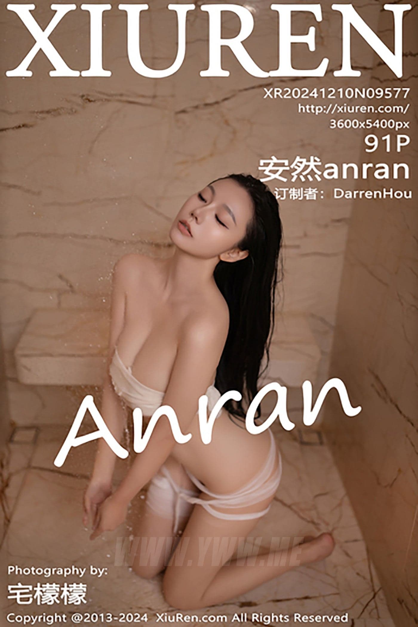 XiuRen秀人网 No.9577 安然anran 天津旅拍
