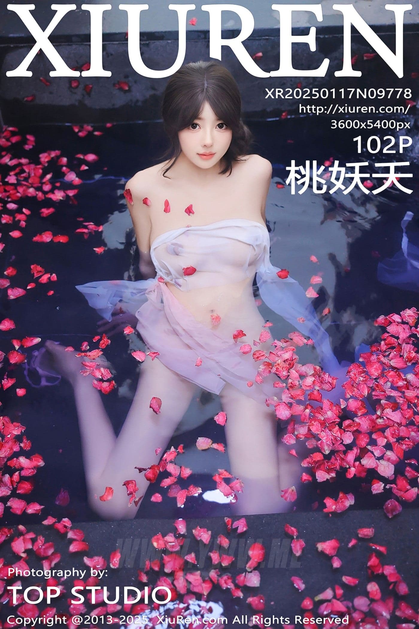 XiuRen秀人网 No.9778 桃妖夭 浴池美腿