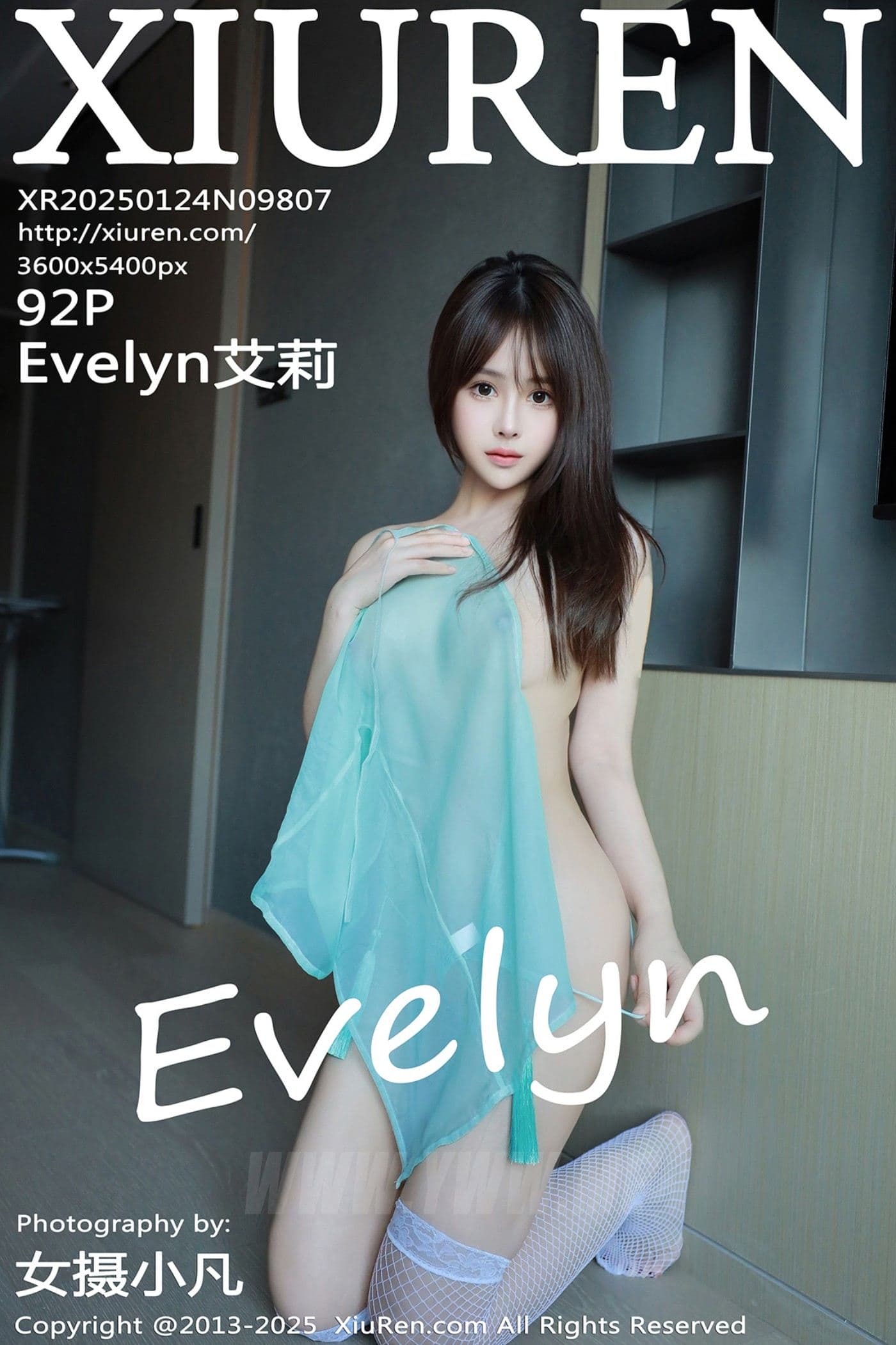 XiuRen秀人网 No.9807 Evelyn艾莉 丝袜美腿