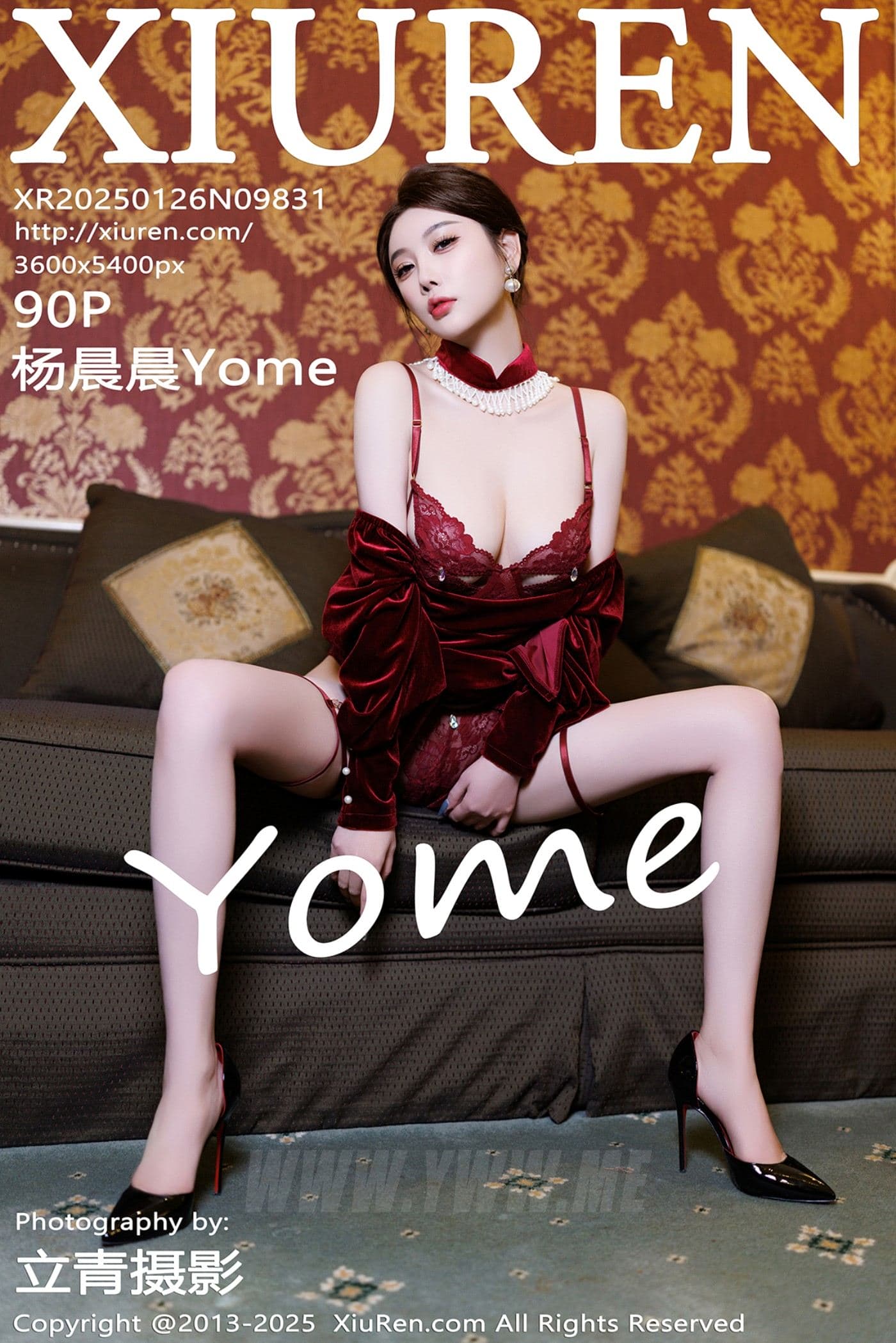 XiuRen秀人网 No.9831 杨晨晨Yome 丰腴美臀