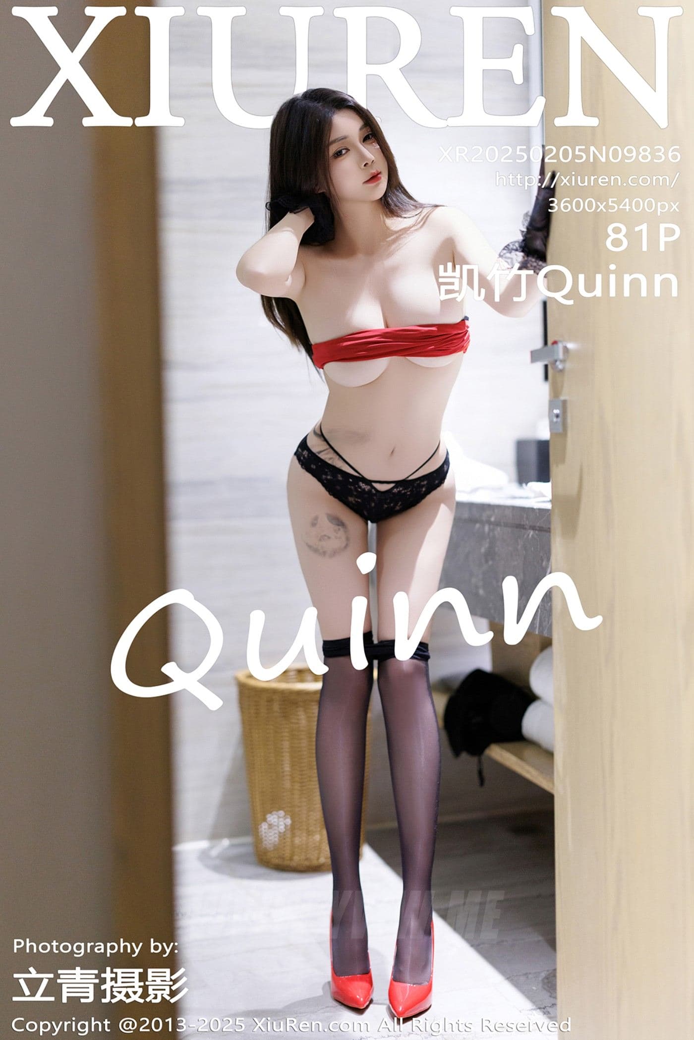 XiuRen秀人网 No.9836 凯竹Quinn 黑丝美腿