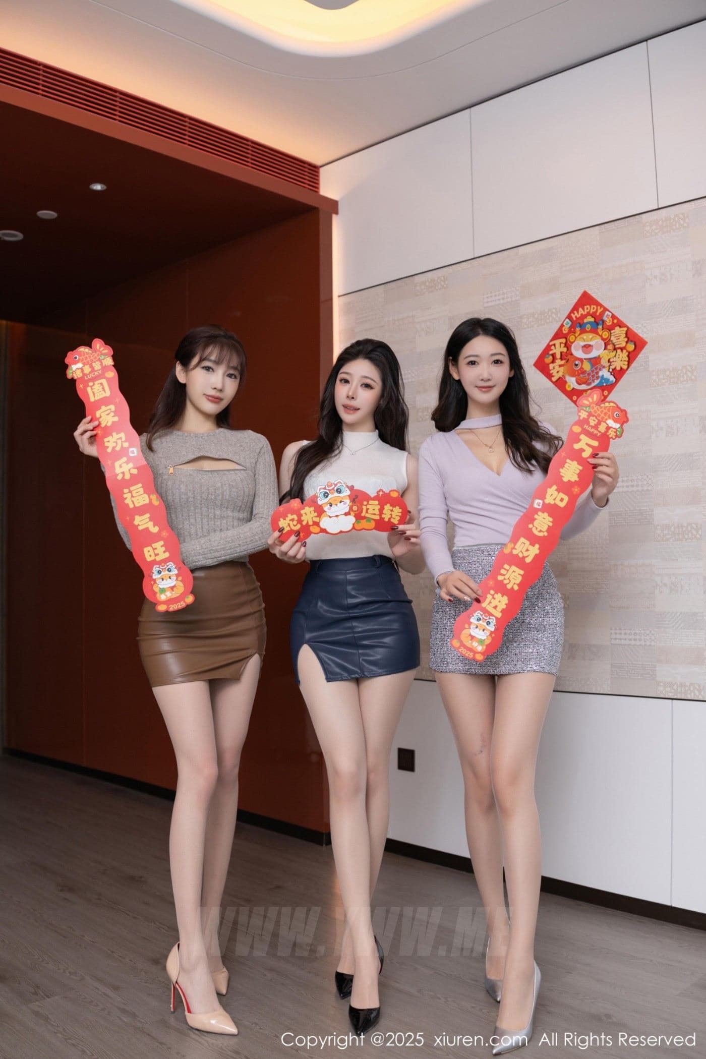 XiuRen秀人网 No.9832 模特合集 新年主题