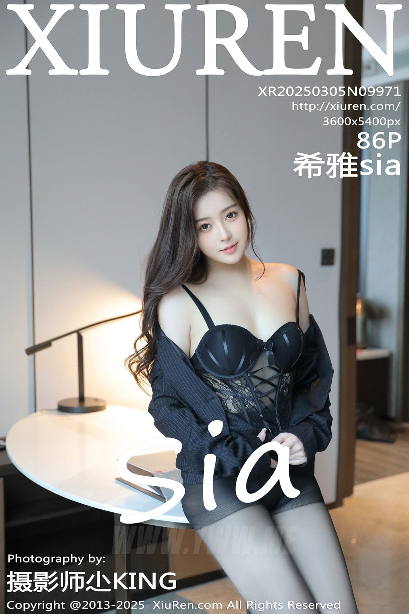 XiuRen秀人网 No.9971 希雅sia 黑丝美臀