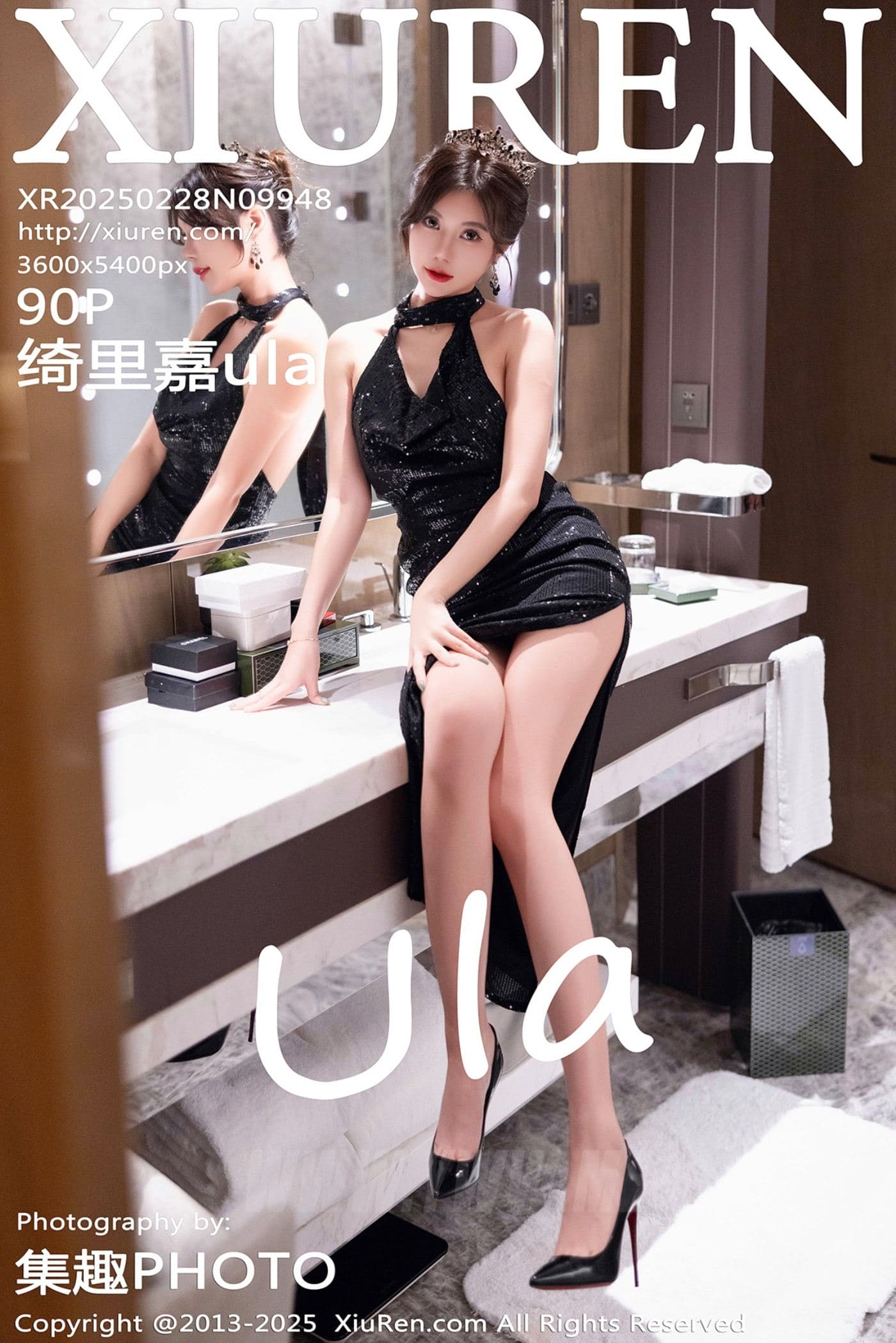 XiuRen秀人网 No.9948 绮里嘉ula 黑丝美腿