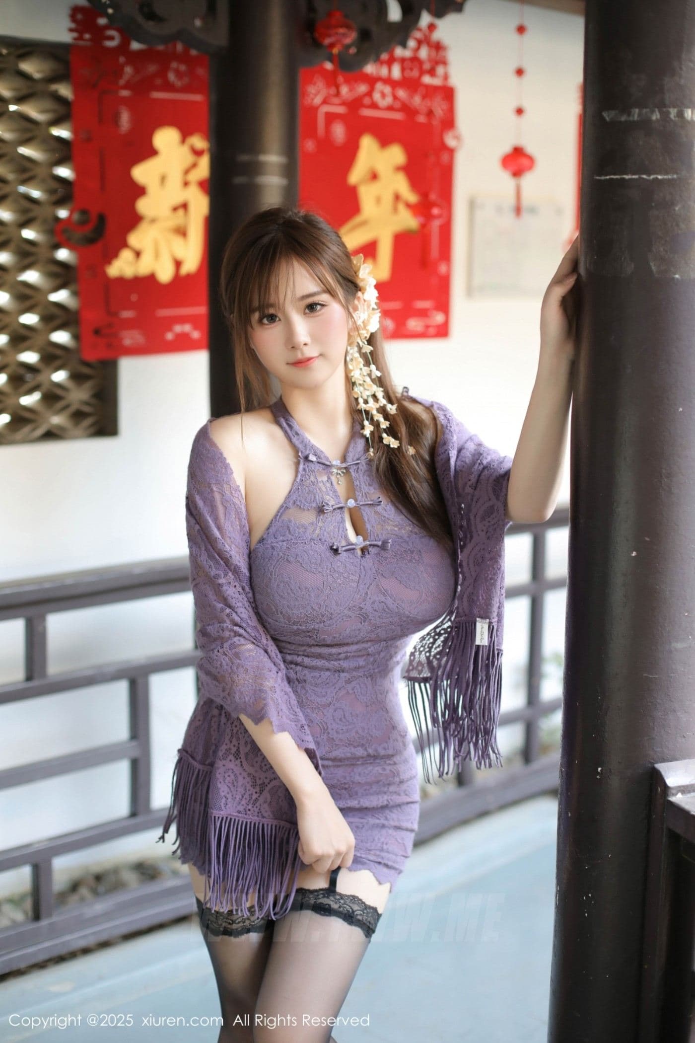 XiuRen秀人网 No.9997 小肉肉咪 黑丝美臀