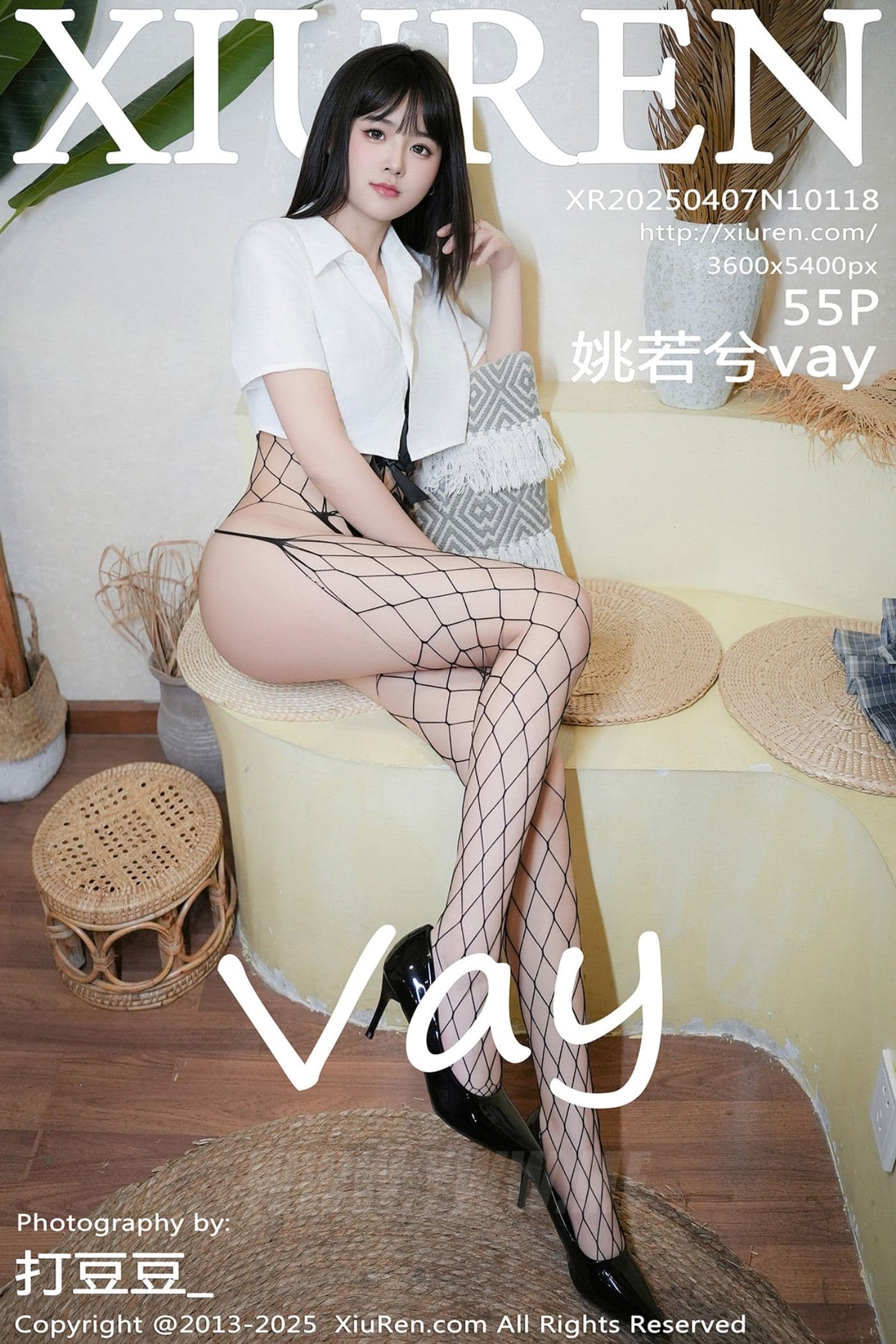 XiuRen秀人网 No.10118 姚若兮vay 黑色网袜