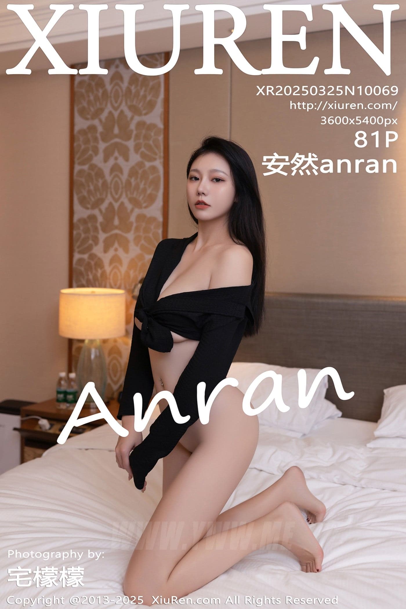 XiuRen秀人网 No.10069 安然anran 黑色包臀裙