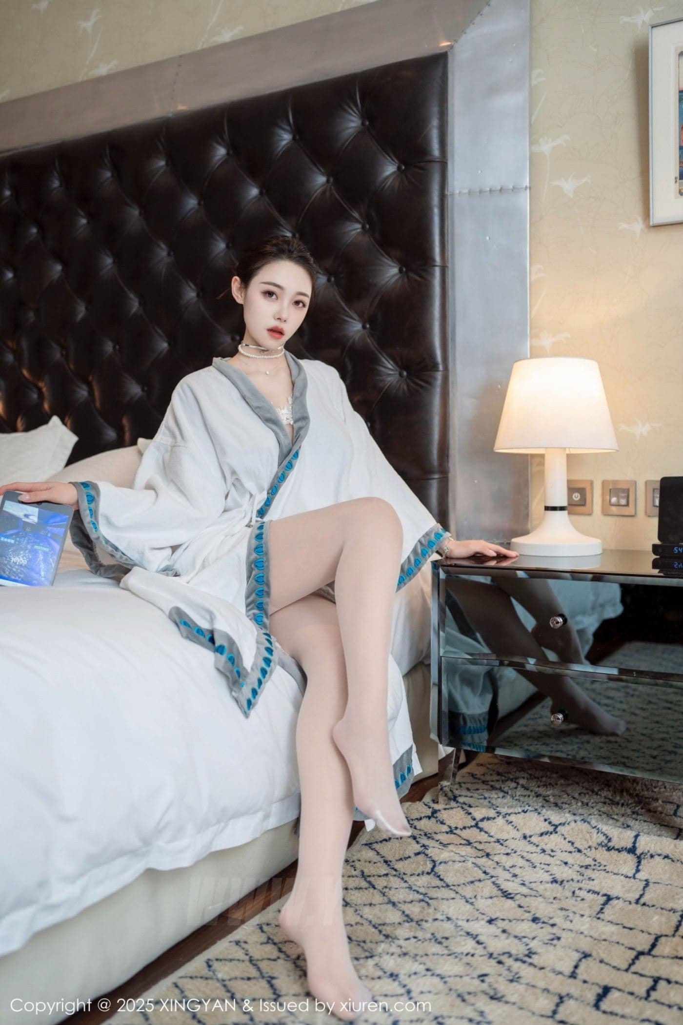 XINGYAN星颜社 VOL.326 清妙 白色睡袍