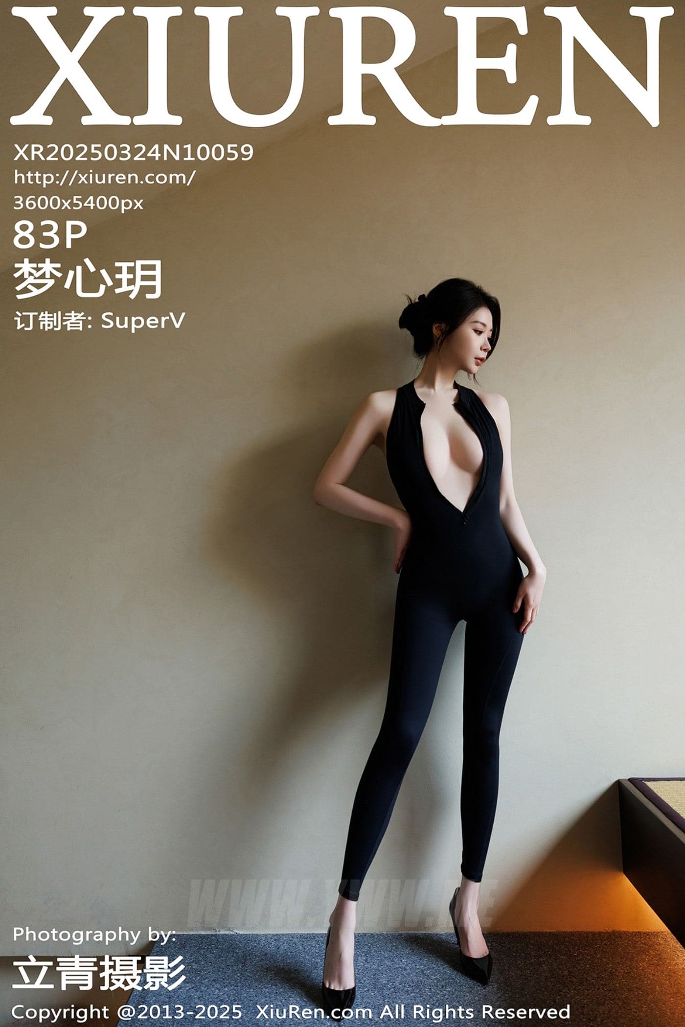 XiuRen秀人网 No.10059 梦心玥 黑色情趣