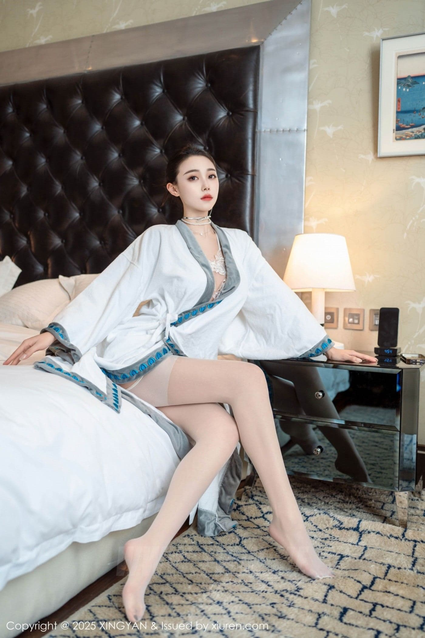 XINGYAN星颜社 VOL.326 清妙 白色睡袍