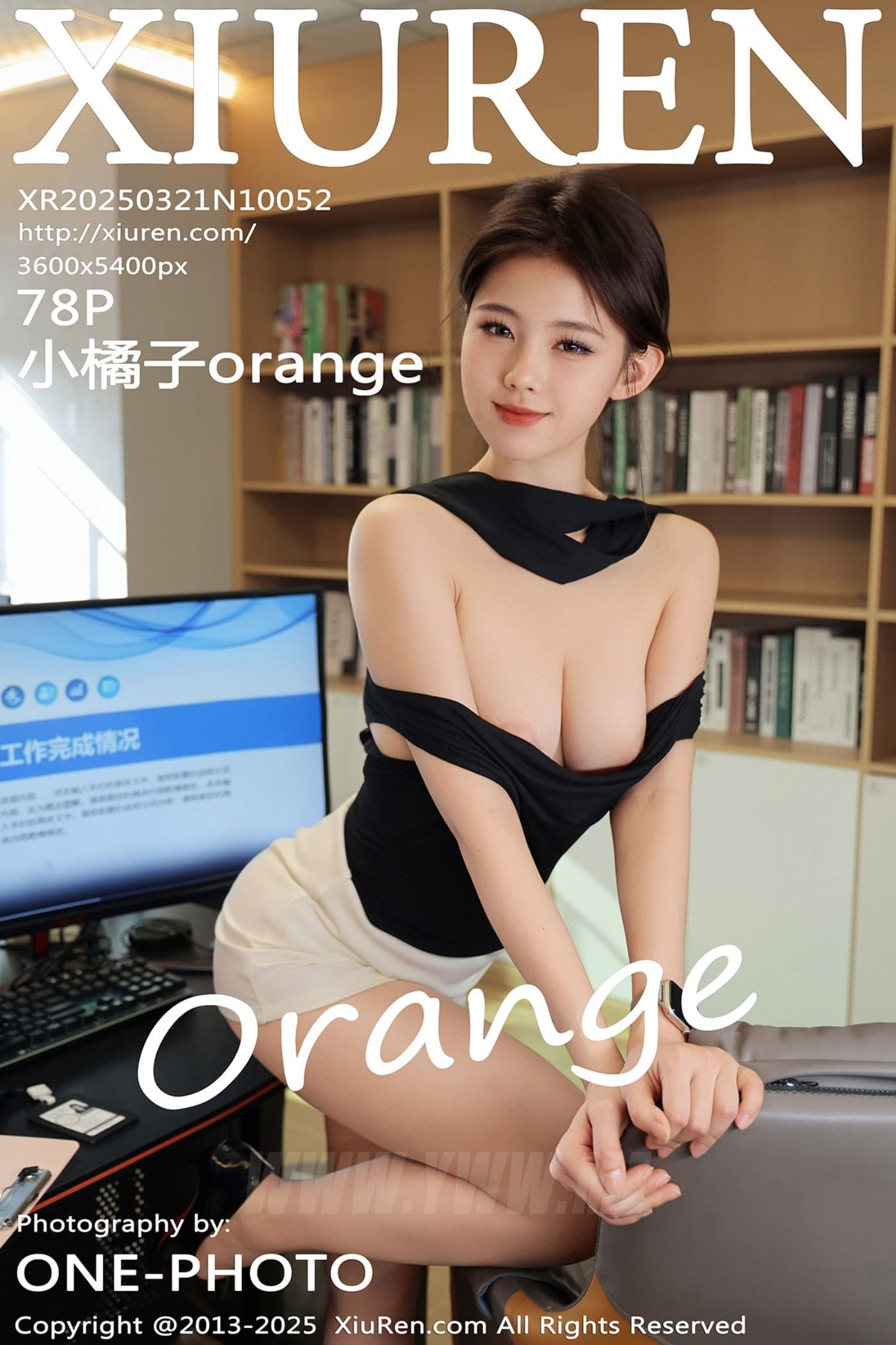 XiuRen秀人网 No.10052 小橘子orange 黑白职业装