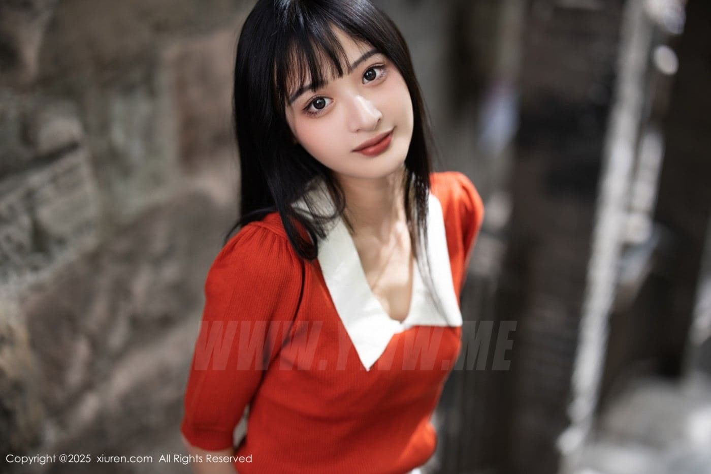 XiuRen秀人网 No.10247 茂木希子 橙色T恤