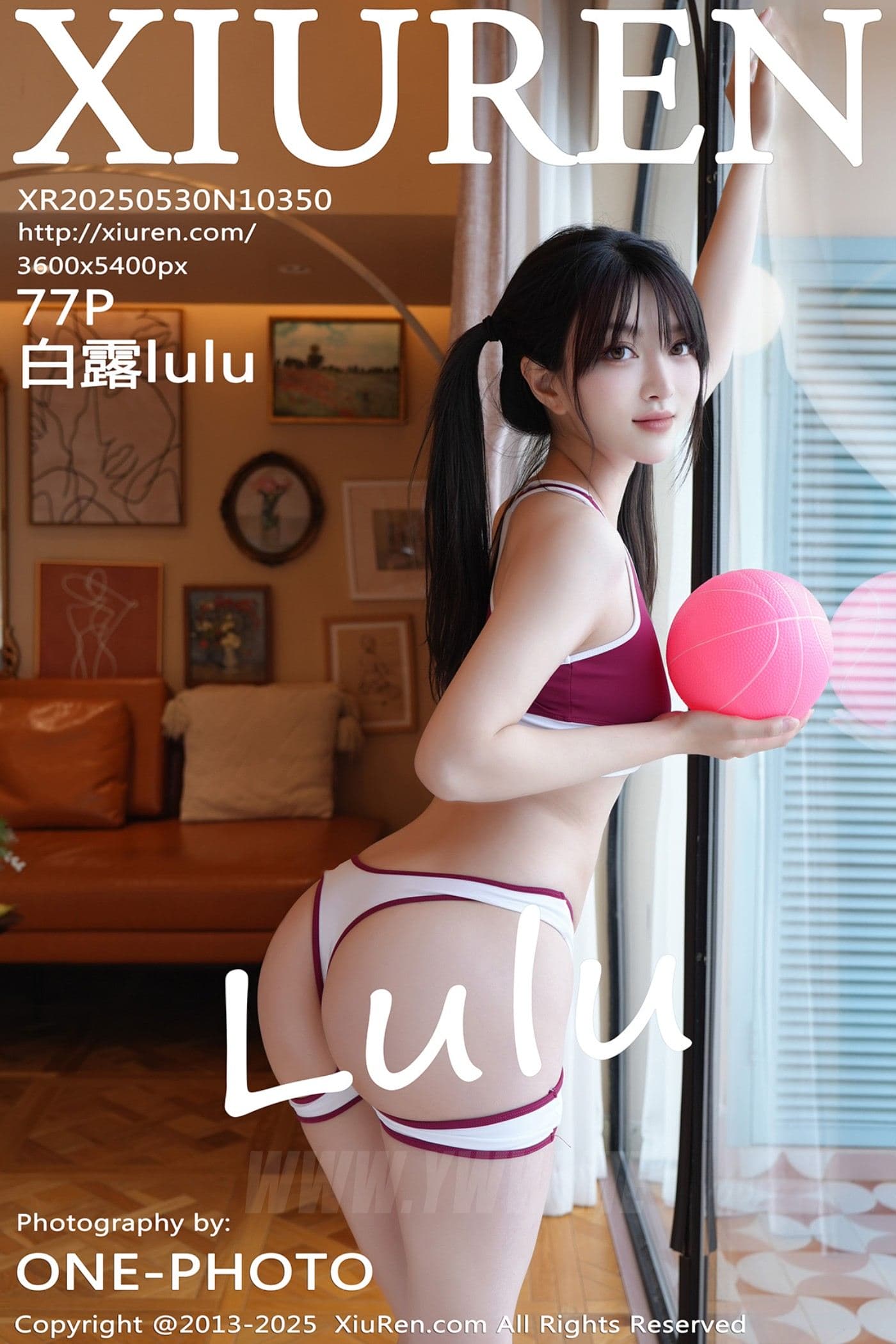 XiuRen秀人网 No.10350 白露lulu 深色运动服