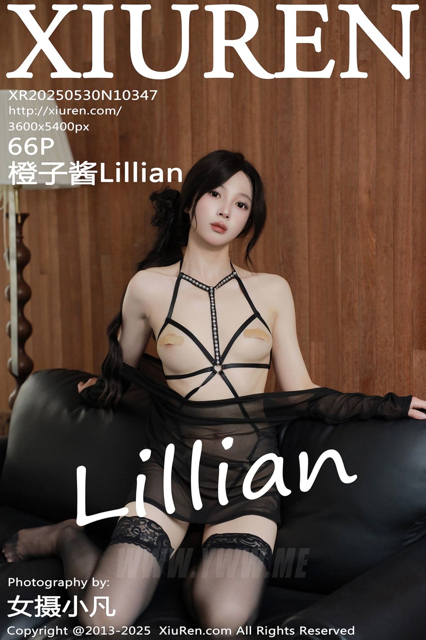 XiuRen秀人网 No.10347 橙子酱Lillian 黑色情趣