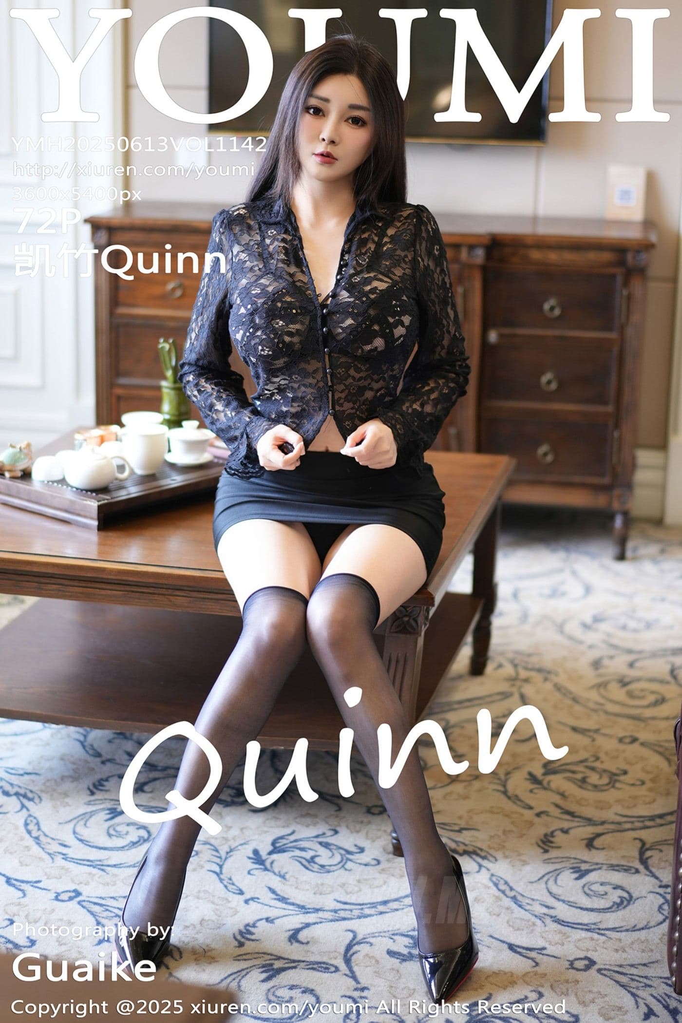 YOUMI尤蜜荟 VOL.1142 凯竹Quinn 黑色情趣