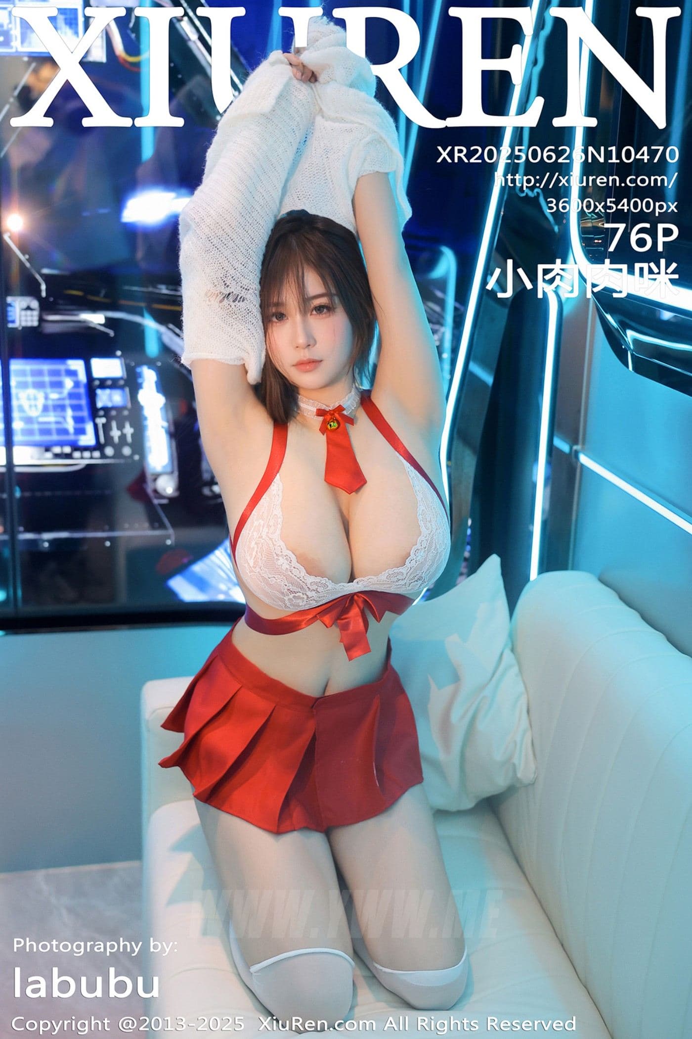 XiuRen秀人网 No.10470 小肉肉咪 红色短裙
