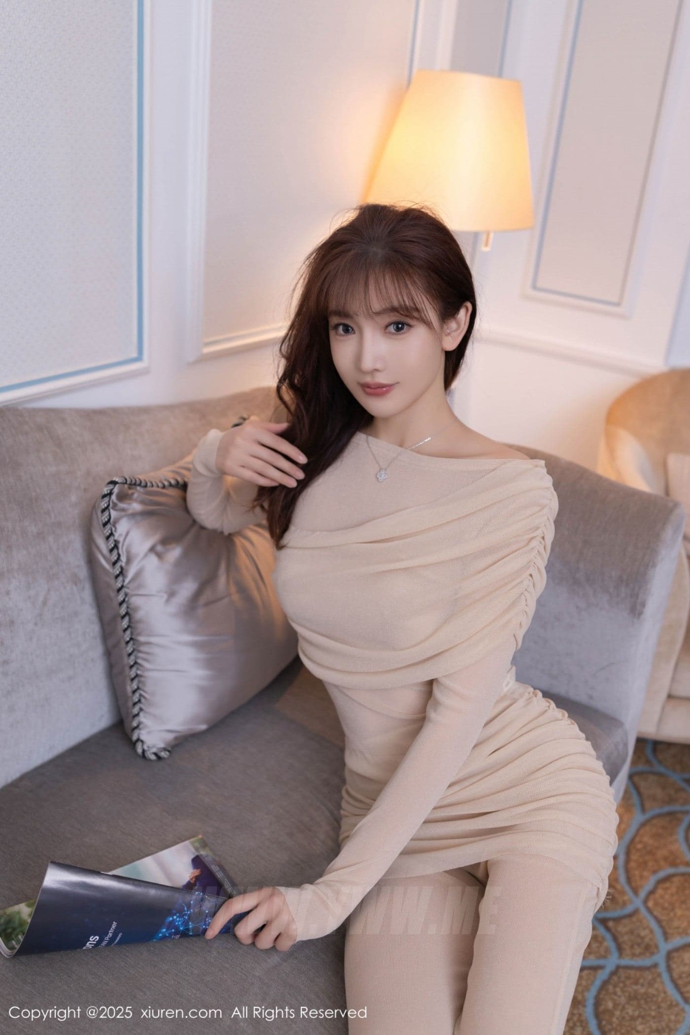 XiuRen秀人网 No.10436 陆萱萱 白色情趣