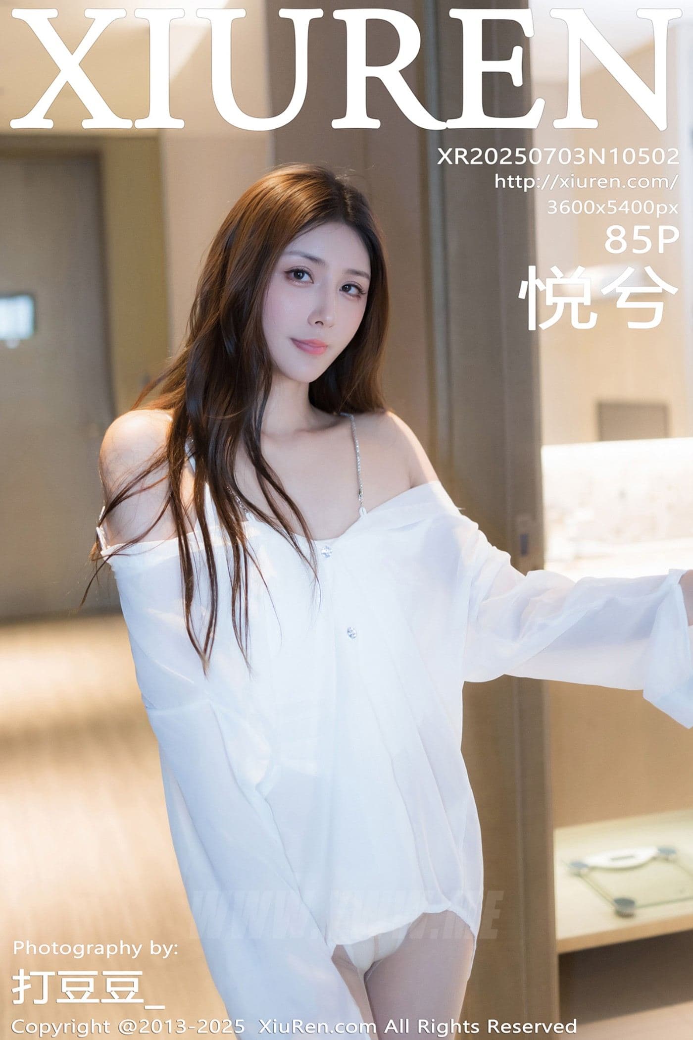 XiuRen秀人网 No.10502 悦兮 性感白T