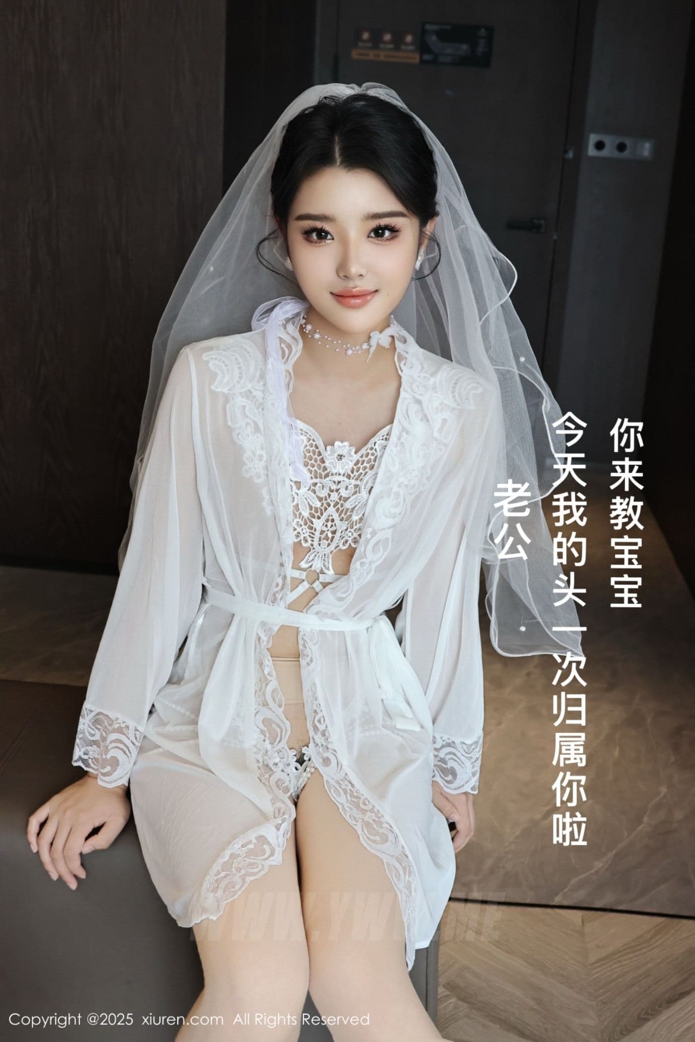 XiuRen秀人网 No.10559 糯梨子 白色婚纱