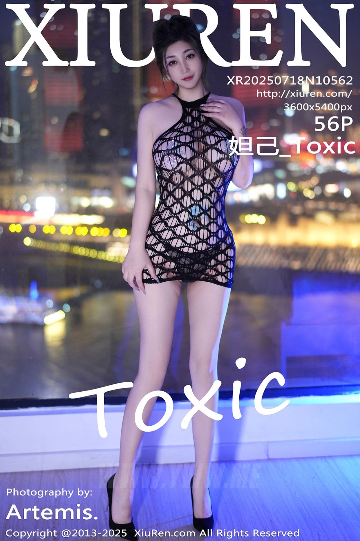 XiuRen秀人网 No.10562 妲己_Toxic 黑色镂空