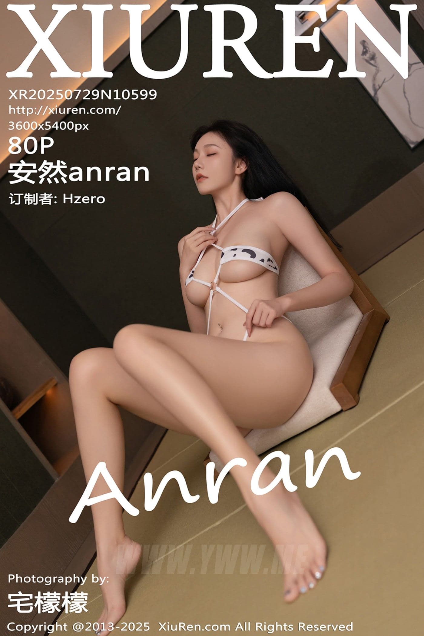 XiuRen秀人网 No.10599 安然anran 奶牛服饰