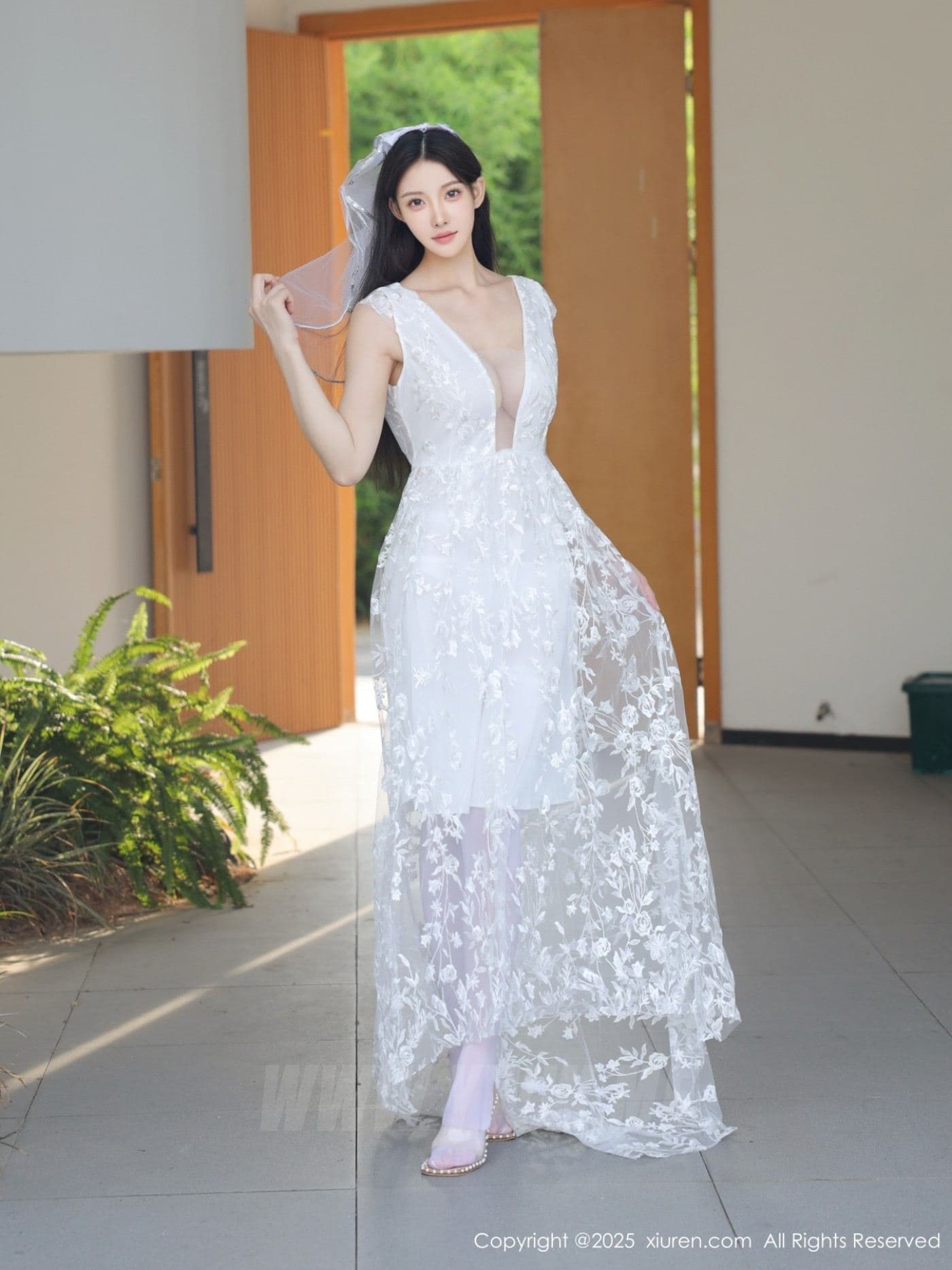 XiuRen秀人网 No.10661 梨霜儿 白色婚纱