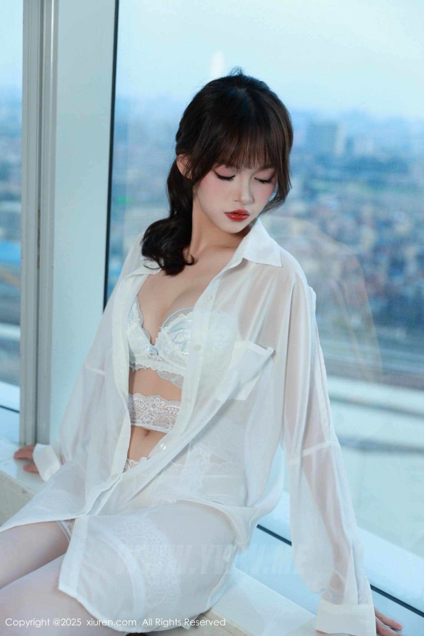 XiuRen秀人网 No.10642 糯咪 白色衬衫
