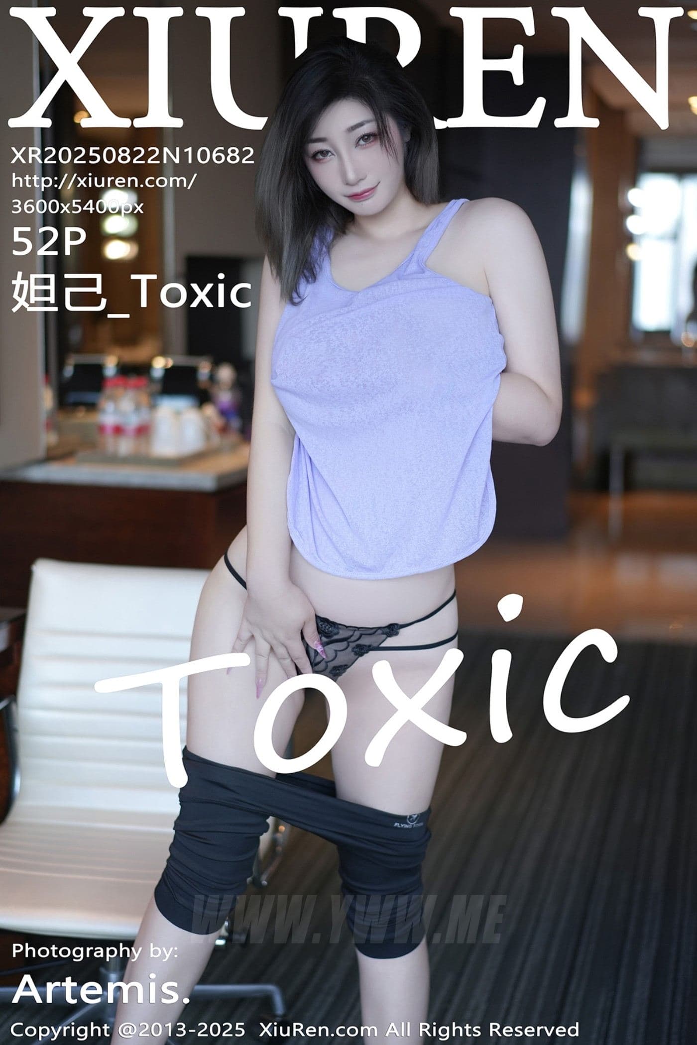 XiuRen秀人网 No.10682 妲己_Toxic 性感紫灰