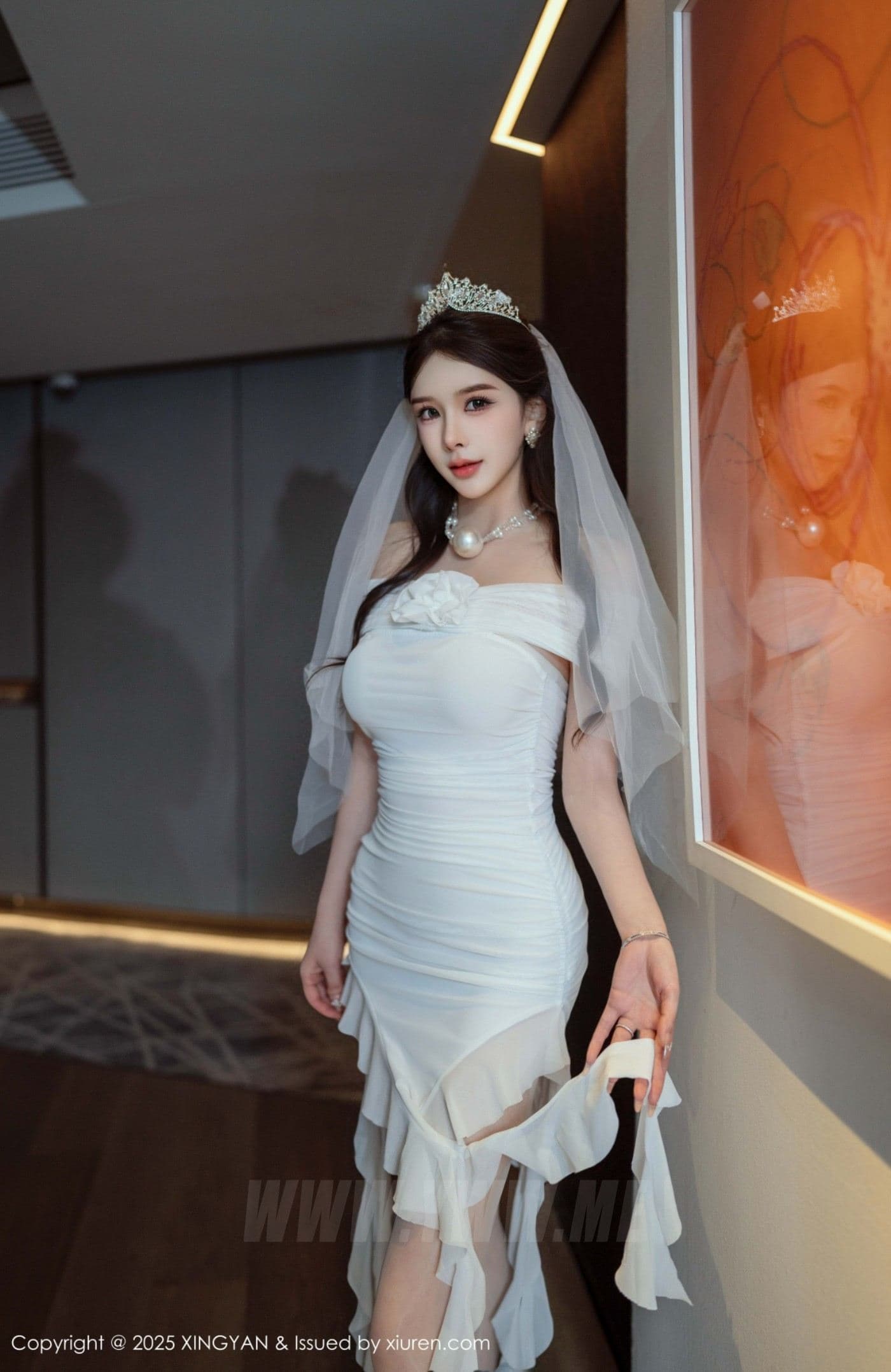 XINGYAN星颜社 VOL.388 李丽莎 白色婚纱