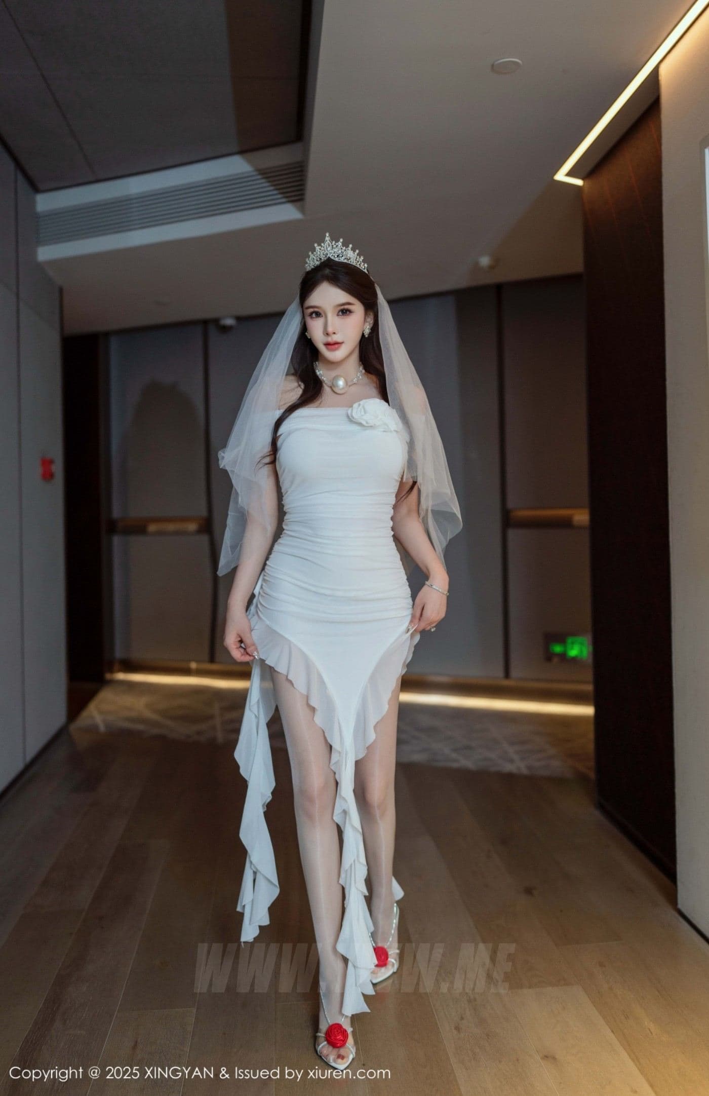 XINGYAN星颜社 VOL.388 李丽莎 白色婚纱
