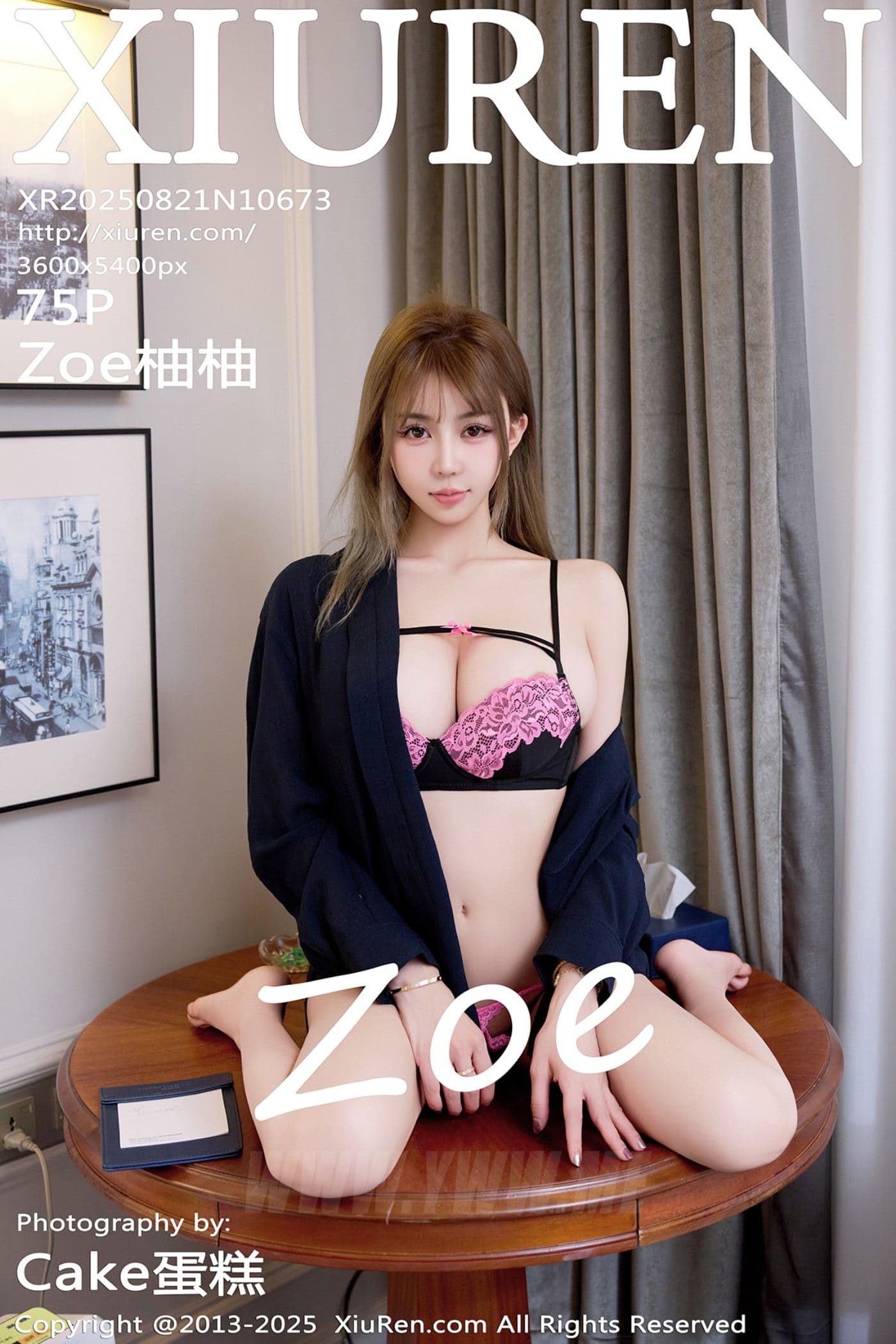 XiuRen秀人网 No.10673 Zoe柚柚 深色衬衫