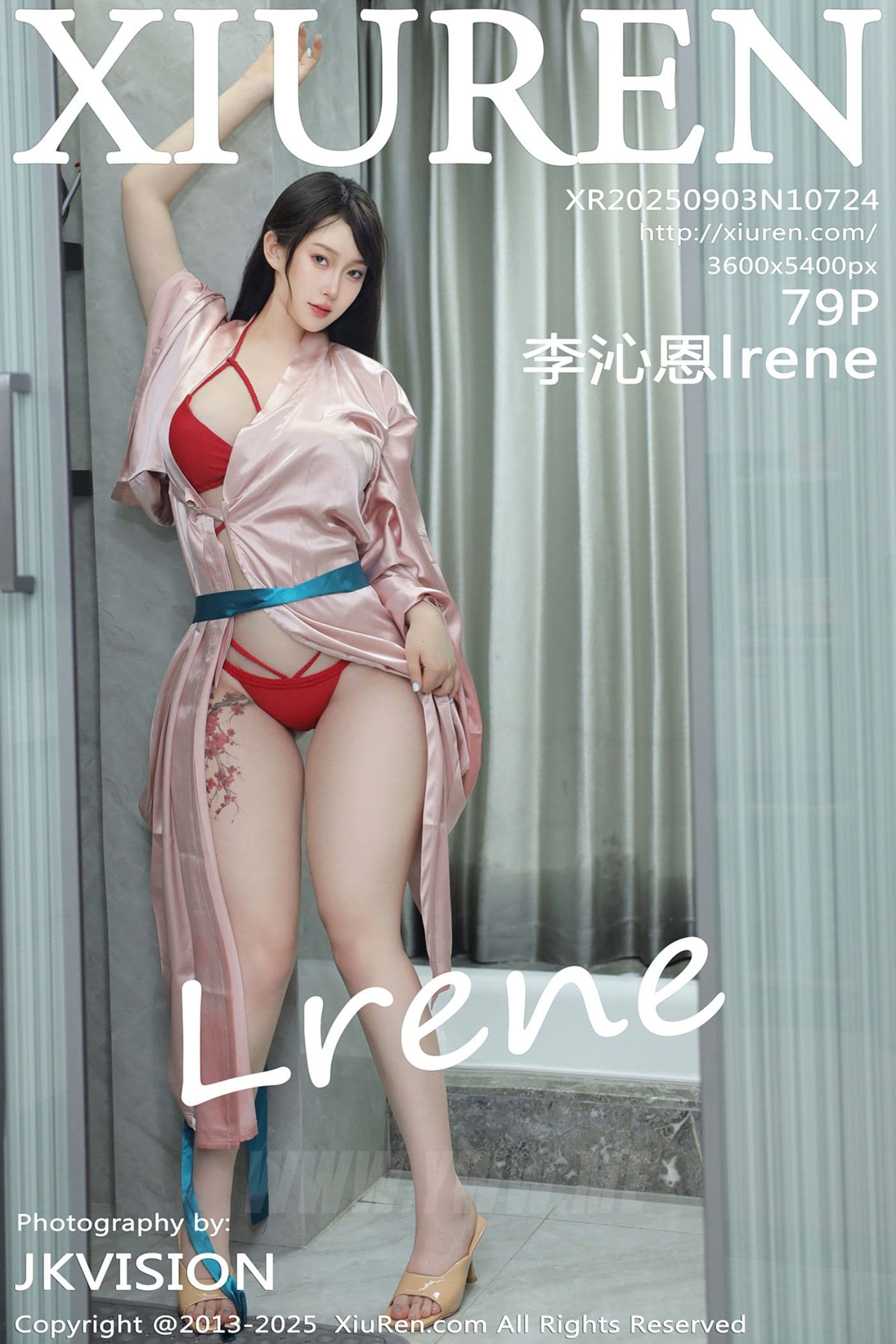 XiuRen秀人网 No.10724 李沁恩lrene 红色比基尼