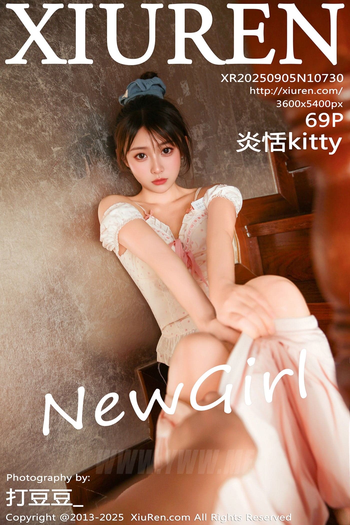 XiuRen秀人网 No.10730 炎恬kitty 粉色连衣短裙
