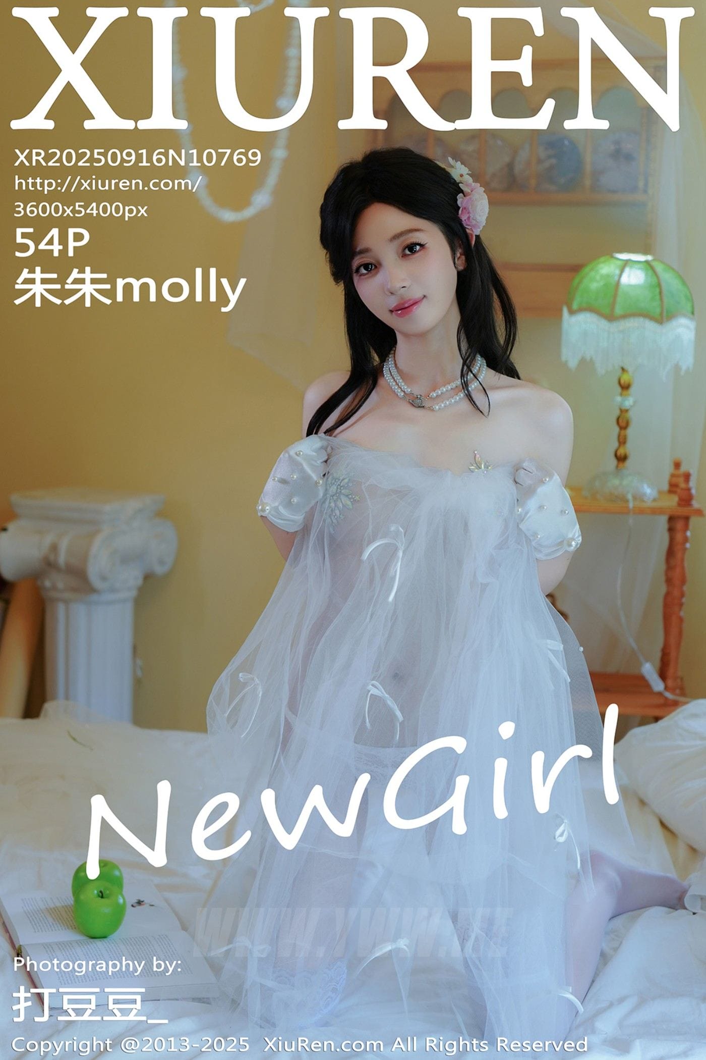 XiuRen秀人网 No.10769 朱朱molly 白色婚纱搭