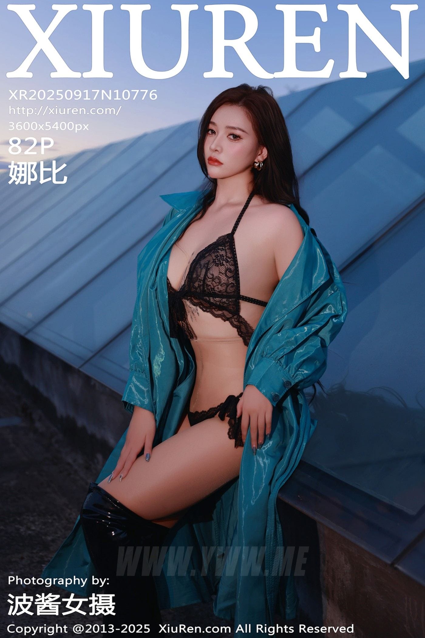 XiuRen秀人网 No.10776 娜比 蓝色风衣