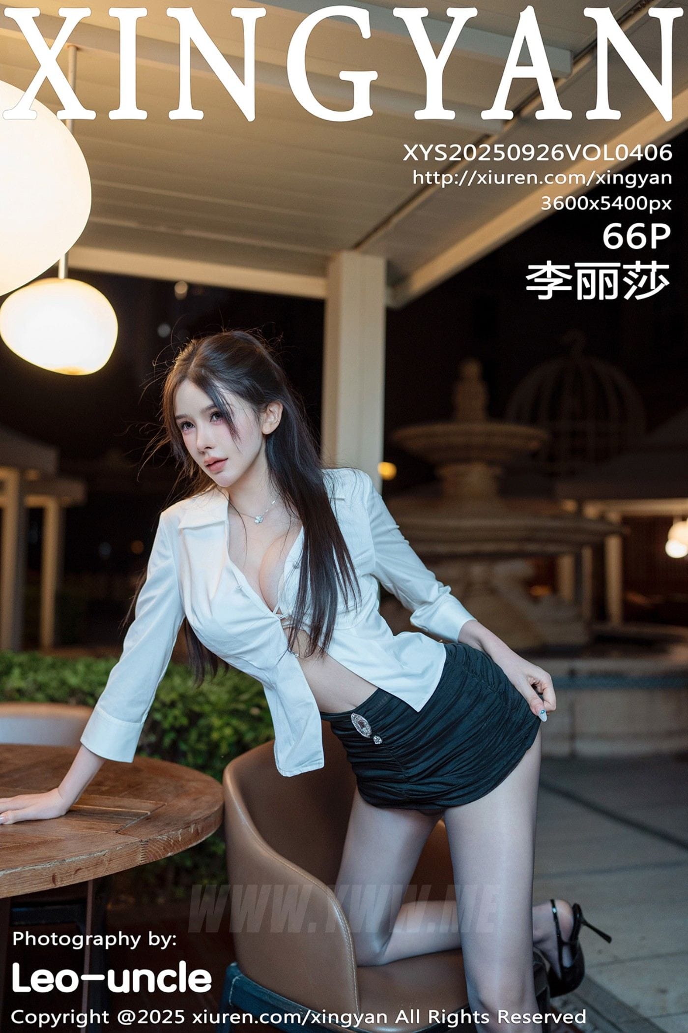 XINGYAN星颜社 VOL.406 李丽莎 白色衬衫