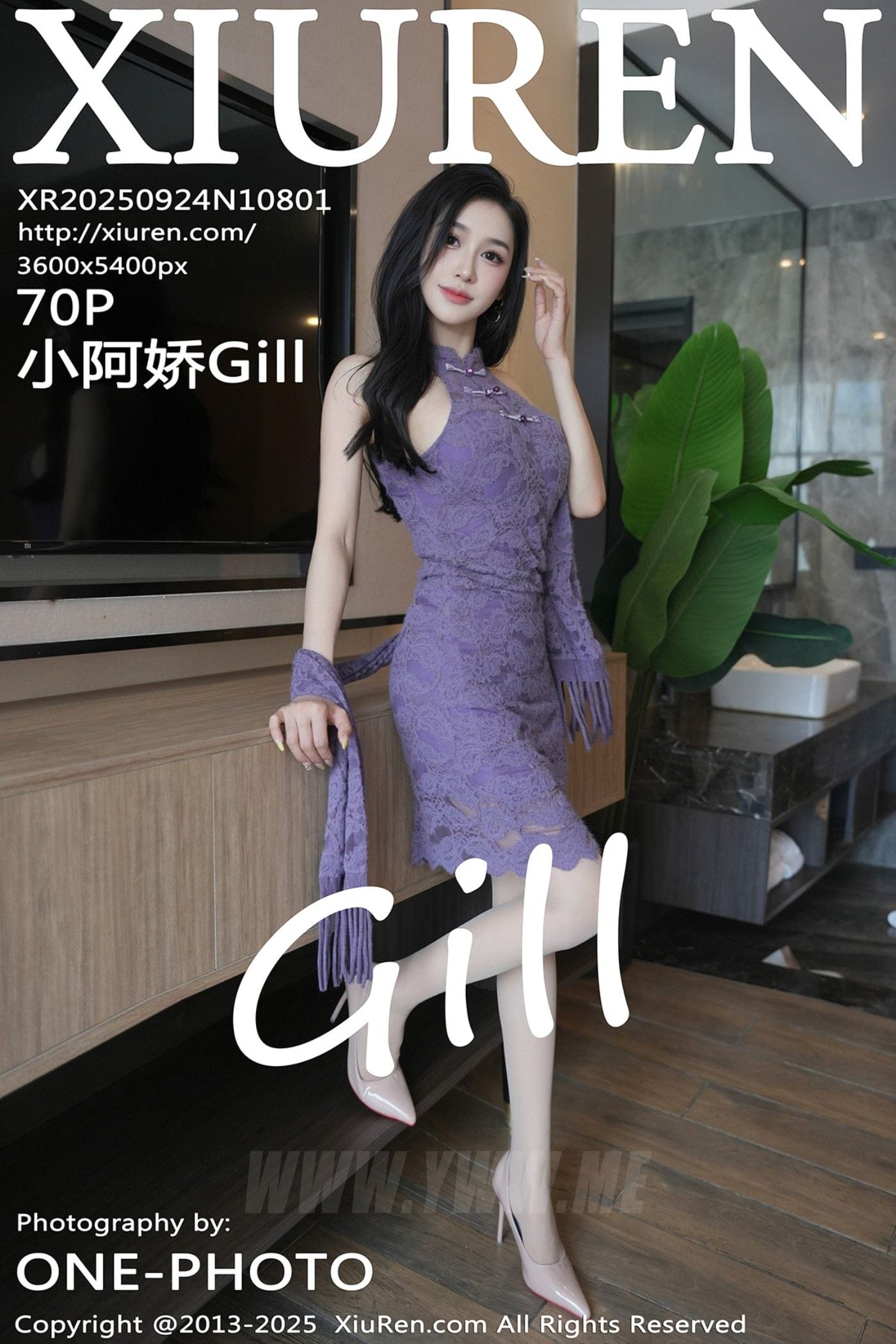 XiuRen秀人网 No.10801 小阿娇Gill 白色丝袜
